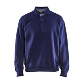 Blaklader 100% Cotton Sweatshirt with Collar 3370 - 1158